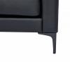 Della soft seating- black metal foot detail