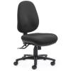 Delta 3 lever office chair- High back - Black