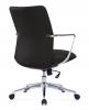 Director Mid back executive leather chair- Black - back 