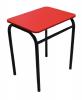 Student desk non tote tray frame - Memphis Red