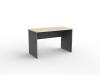 Eko Office Desk 1200 Nordic Maple top Silver base
