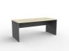 Eko Office Desk 1800 Nordic Maple top Silver base