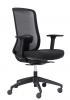 Elan Mesh back chair-with arms- Black