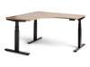 Enhance electric Workstation Black- Oak.