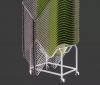 Envy cafe chair- storage Trolley- stacks 25 chairs.