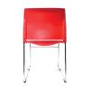 Envy stacker chair -back view - RED