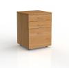 Ergoplan mobile drawer unit- 2box plus One file drawer - Tawa standard