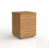 Ergoplan mobile drawer unit- 4 box drawer - Tawa - locking