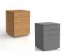 Ergoplan Mobile Drawers- Tawa and Silver Units