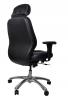 Everest executive leather & Mesh chair with arms back view.