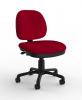 Evo midback ergonomic office chair - Breathe fabric - Tomato Red