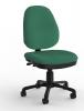 Evo high back ergonomic office chair Breathe fabric Fern Green