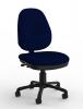 Evo high back ergonomic office chair Breathe fabric Navy