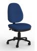 Evo high back office chair Crown fabric Electric Blue