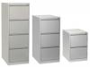 Firstline steel vertical filing cabinets - Silver Grey