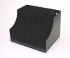 Desk top steel catalogue file unit- Black
