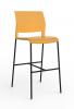 Game Bar Stool Black Frame Daffodil