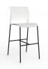Game Bar Stool Black Frame White