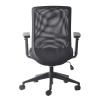 Gene high back office chair- Mesh - back view- Black