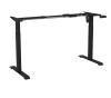 Haven Boost Electric Desk-frame only raised-Black