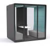 Haven Team+ Office Pod- Black- with people