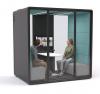 Haven Team+ Office Pod- Black- with people