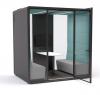 Haven Team+ Office Pod-Black- door open