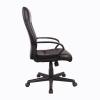 Hemsworth executive recliner chair - Black - side view