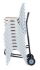 Hitch stacking chairs 10 high on  storage Trolley.