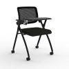 Hub folding training chair with tablet arm