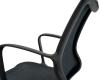 Huracan mesh chair with arms- side arm close up