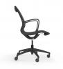 Huracan full mesh chair with arms- side view.