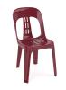 Inde Chair- Burgundy front