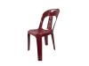 Barrel Polypropylene stacker chair Burgundy