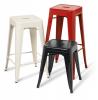 Industry steel bar kitchen stool- 3 heights