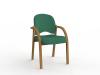 Jazmin visitor chair - Breathe fabric - Fern Green