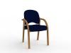 Jazmin visitor chair - Breathe fabric - Navy Blue