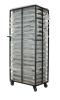 Lachlan folding table- storage Trolley with tables