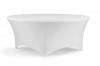 Life Folding Table - Round Cover - White