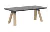 Ligna rectangle coffee table- Black top