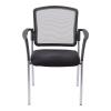 Lindis mesh back visitor chair- front view.