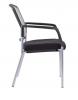 Lindis mesh back visitor chair- side view