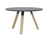 Linga round meeting table- 1200- Black Top.