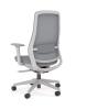Lume Mesh back office chair- Grey- back view