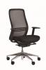Luna mesh back executive chair Black Mesh Arms & Polished Base