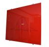 Magnetic colour glass writing board - Red 1