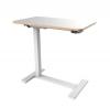 Malmo compact electric Desk- White frame- White top
