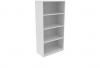NZ Bookcase units- Snowdrift White with White back panel - 1500 high
