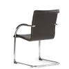 Matrix cantilever visitor chair with padded upholstery