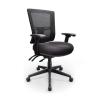Metro 2 mesh office chair -Black Nylon base - with adjust arms